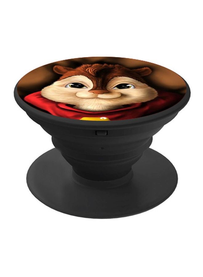 BP Alvin And The Chipmunks Printed Pop Socket Phone Holder Red/Brown/Black - Image 1