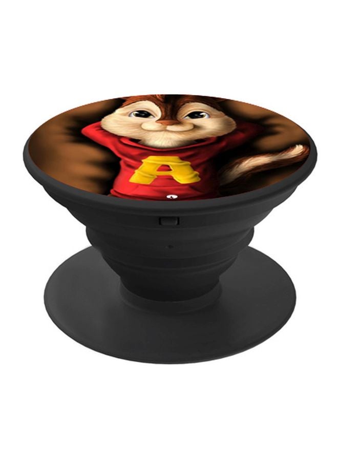 بي بي حامل هاتف بوب سوكيت مزيّن بطبعة من فيلم "Alvin And The Chipmunks" أحمر/بني/أصفر - Image 1