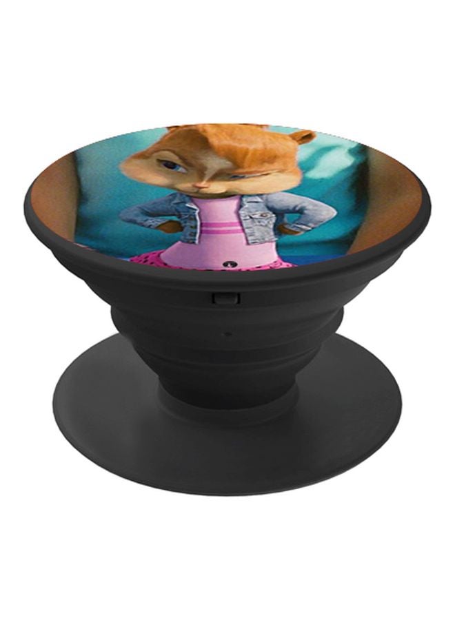 BP Chipettes Printed Pop Socket Phone Holder Blue/Brown/Black - Image 1