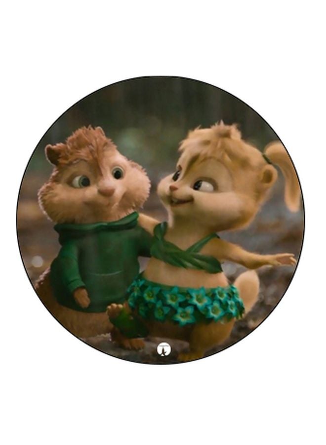 BP Alvin And The Chipmunks: The Squeakquel Printed Pop Socket Phone Holder Beige/Green/Black - Image 2