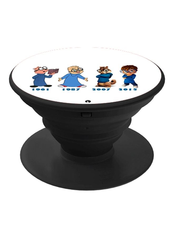 BP Chipmunks Printed Pop Socket Phone Holder White/Blue/Black - Image 1