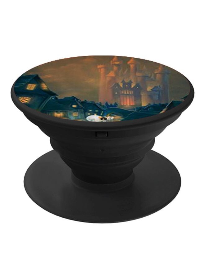 بي بي حامل هاتف بوب سوكيت بطبعة قلعة بني/أزرق/أسود - Image 1