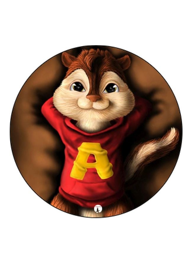 بي بي حامل هاتف بوب سوكيت مزيّن بطبعة من فيلم "Alvin And The Chipmunks" أحمر/بني/أصفر - Image 2