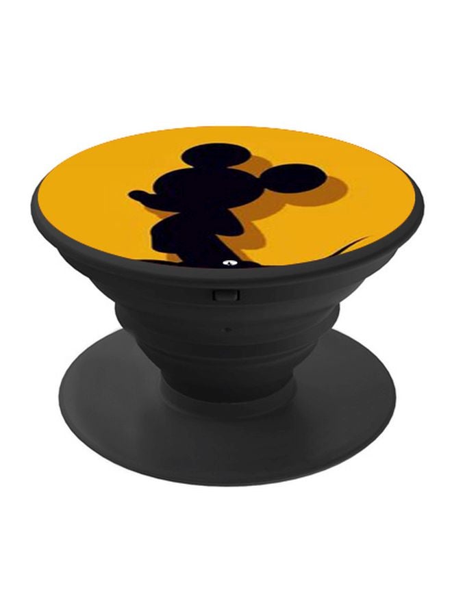 BP Mickey Mouse Printed Pop Socket Phone Holder Yellow/Black - Image 1