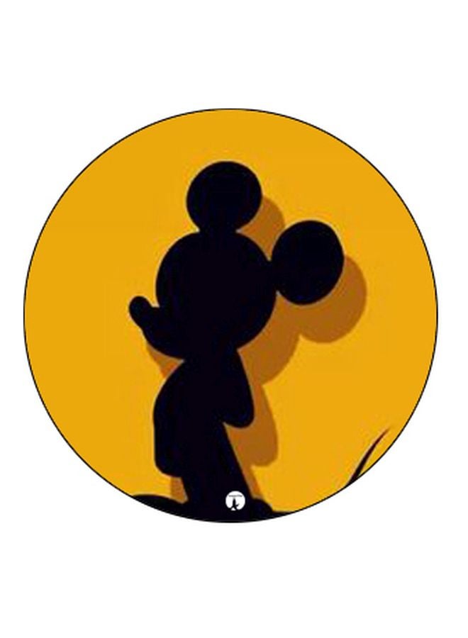 BP Mickey Mouse Printed Pop Socket Phone Holder Yellow/Black - Image 2