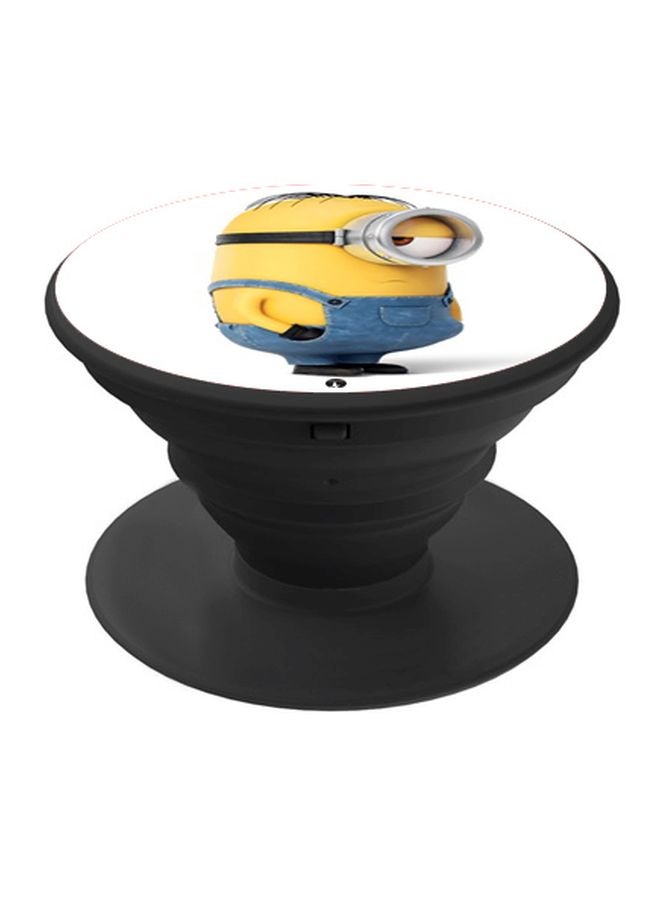 بي بي حامل هاتف بوب سوكيت بطبعة شخصية مينيون أصفر/أزرق/أبيض - Image 1