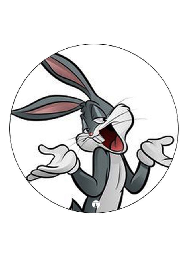 BP Bugs Bunny Printed Pop Socket Phone Holder White/Grey/Black - Image 2