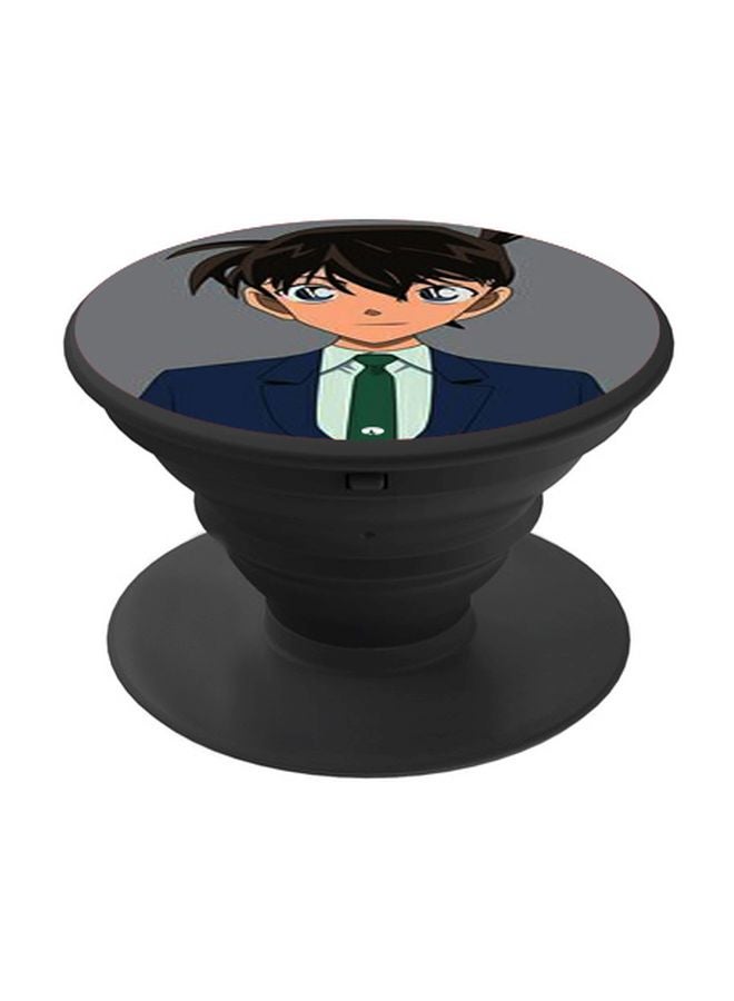 BP Anime Printed Pop Socket Phone Holder Blue/Grey/Black - Image 1