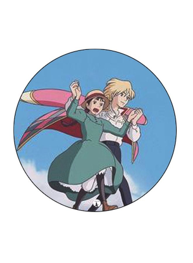 BP Anime Printed Pop Socket Phone Holder Blue/White/Green - Image 2