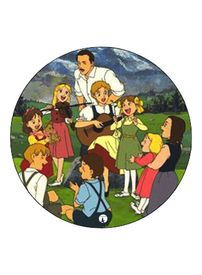 بي بي حامل هاتف على شكل مقبض أصابع منبثق بطبعة رسومات كرتونية متعدد الألوان - Image 2