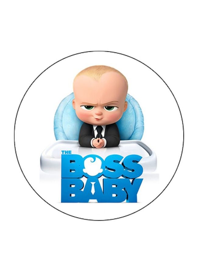 BP Boss Baby Printed Pop Socket Phone Holder White/Blue/Black - Image 2