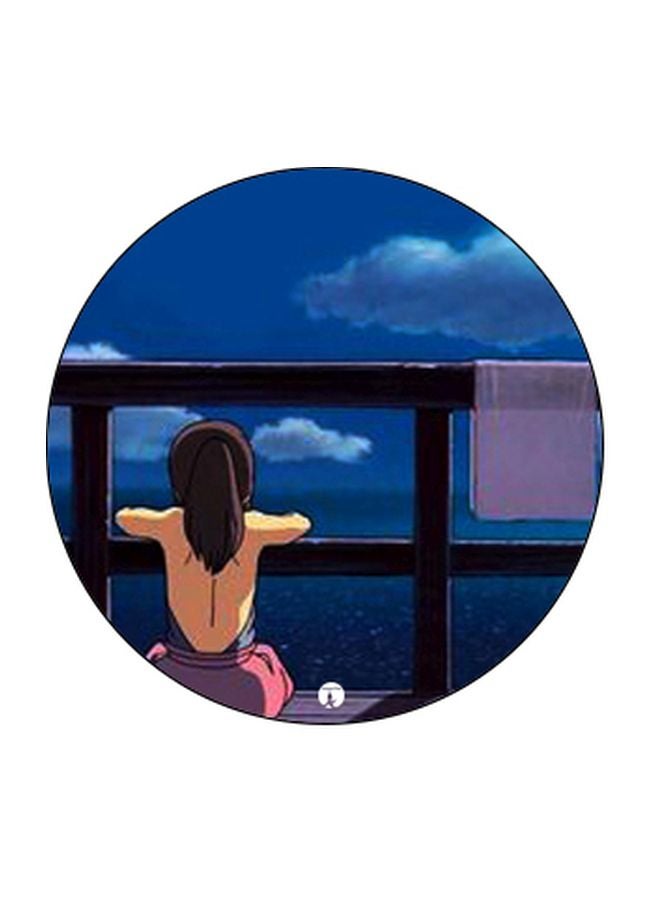 BP Girl Printed Pop Socket Phone Holder Black/Blue/Beige - Image 2