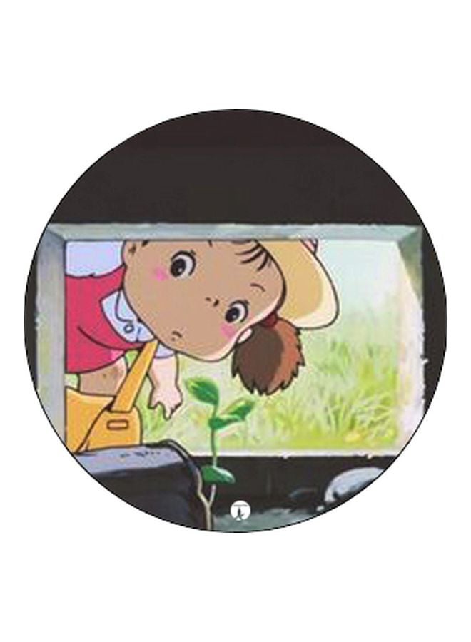 BP Cartoon Printed Pop Socket Phone Holder Black/Green/Beige - Image 2