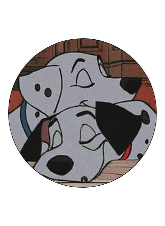 BP Cartoon Printed Pop Socket Phone Holder Black/White/Brown - Image 2