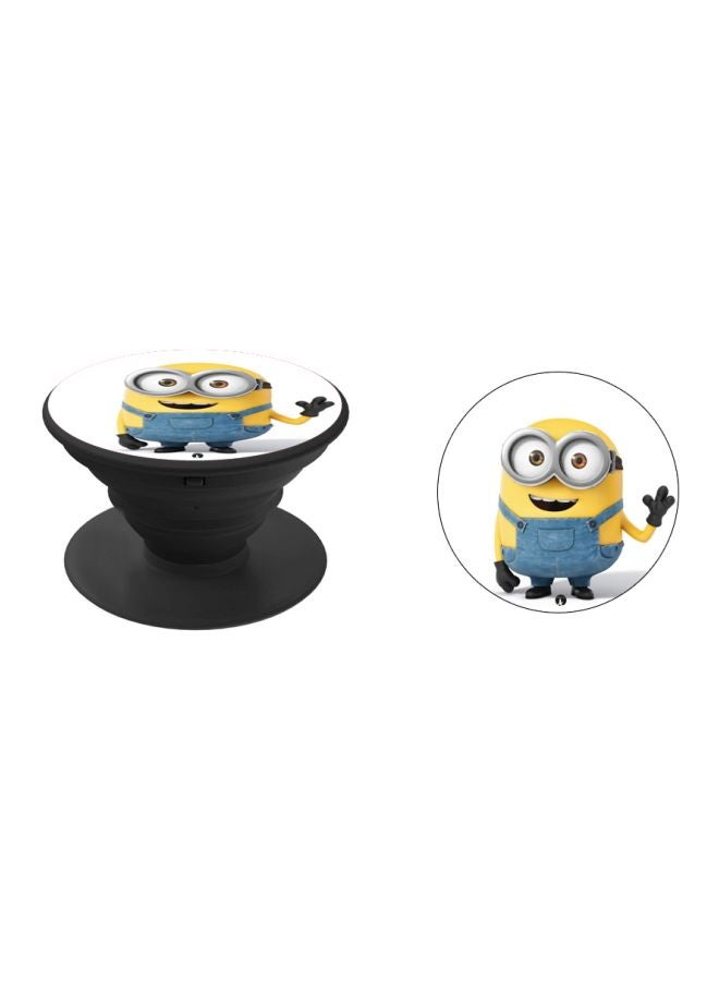 BP Minion Printed Pop Socket Phone Holder Yellow/Blue/White - Image 2
