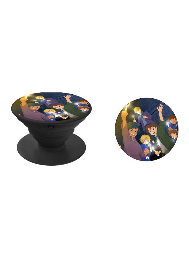 BP Cartoon Printed Pop Socket Phone Holder Multicolour - Image 2