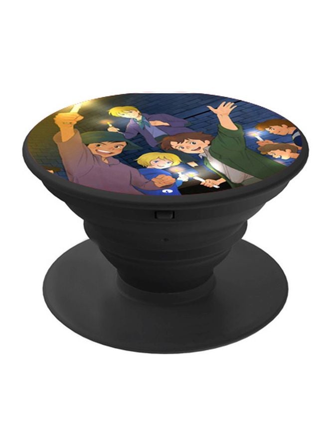 BP Cartoon Printed Pop Socket Phone Holder Multicolour - Image 1