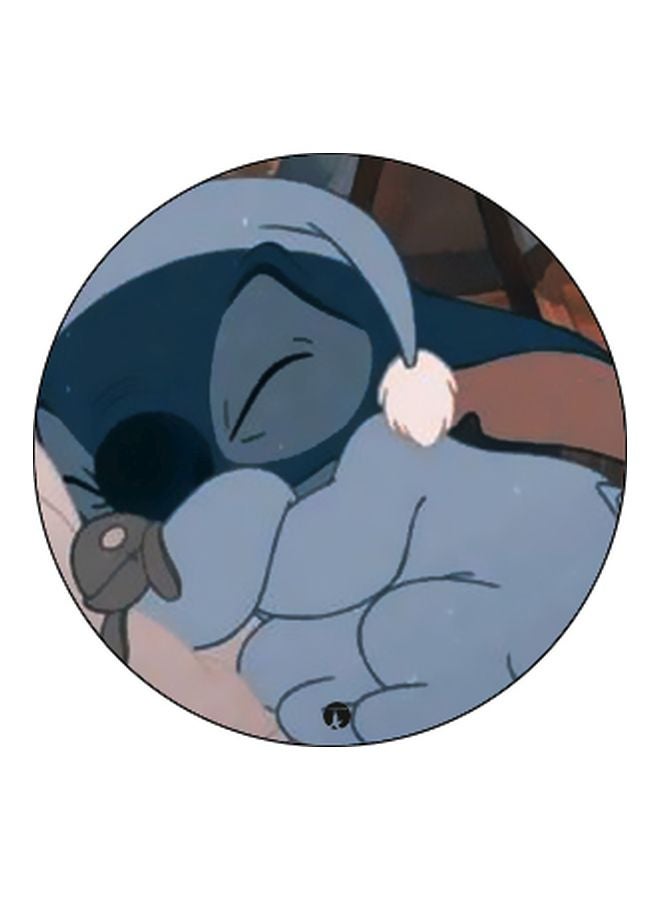 BP Printed Pop Socket Phone Holder Blue/Brown/White - Image 2