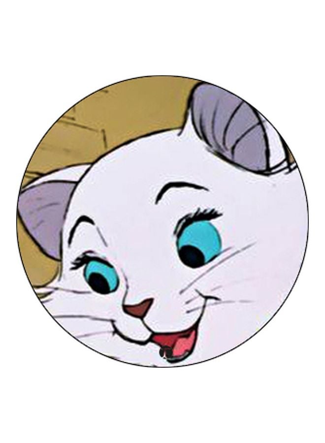 BP Printed Pop Socket Phone Holder White/Purple/Brown - Image 2