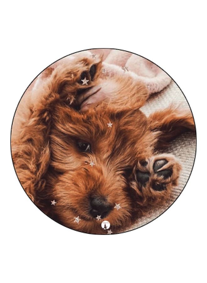 بي بي حامل هاتف منبثق مزين بطبعة بني/بيج/أسود - Image 2