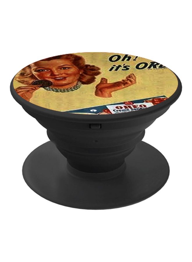 بي بي حامل هاتف منبثق مزين بطبعة متعدد الألوان - Image 1