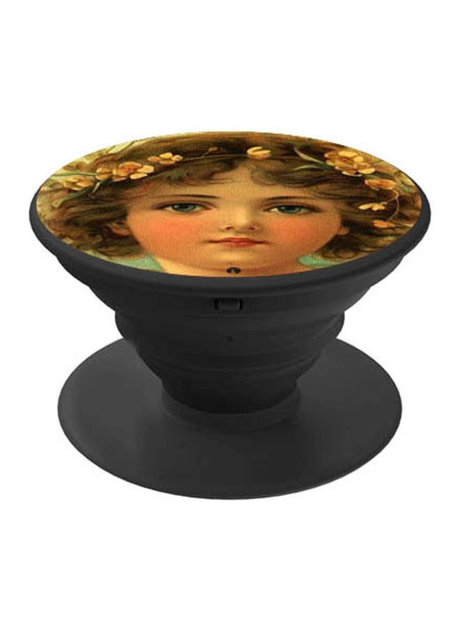 بي بي حامل هاتف منبثق مزين بطبعة متعدد الألوان - Image 1