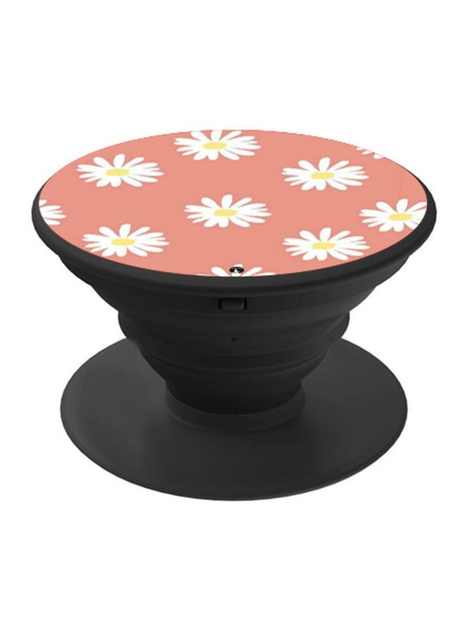 BP Floral Printed Pop Socket Phone Holder Pink/White/Black  - Image 1
