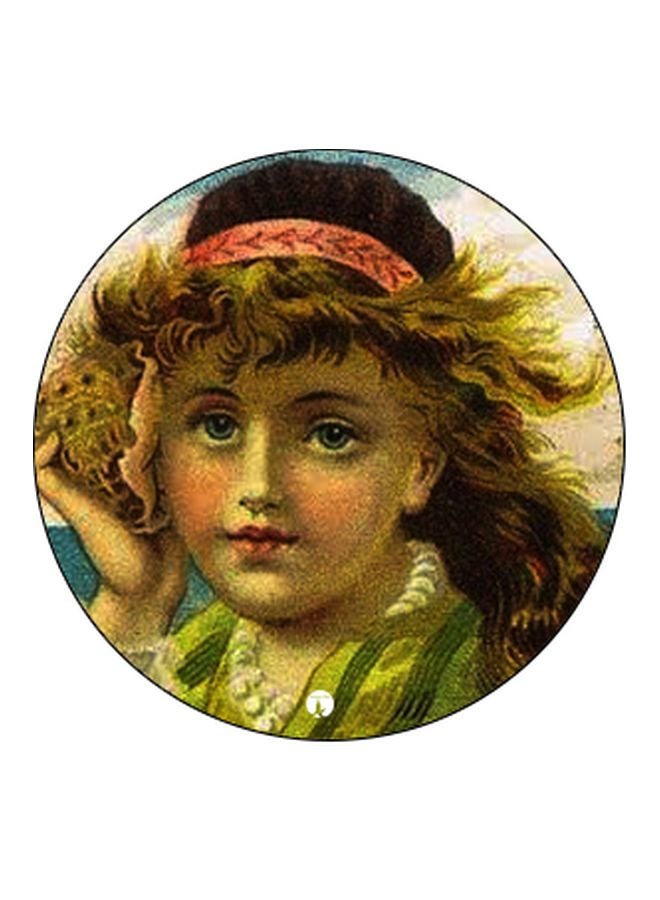 BP Portrait Printed Pop Socket Phone Holder Beige/Green/Black - Image 2