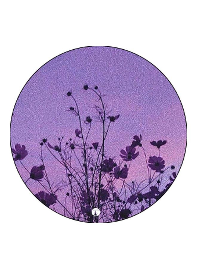 BP Floral Printed Pop Socket Phone Holder Purple/Black - Image 2