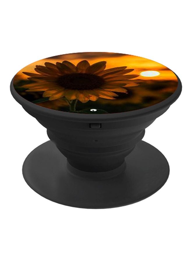 بي بي حامل هاتف بوب سوكيت بطبعة أزهار أصفر/أخضر/أسود - Image 1