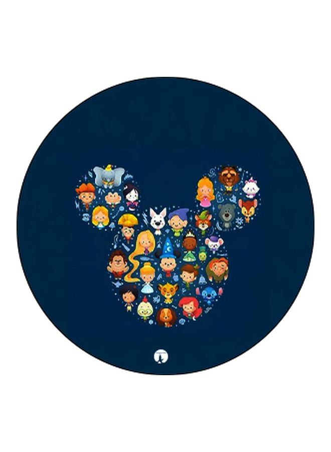BP Cartoon Printed Pop Socket Phone Holder Blue/Yellow/Black - Image 2