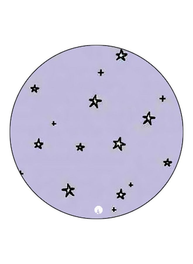 BP Star Printed Pop Socket Phone Holder Purple/White/Black - Image 2