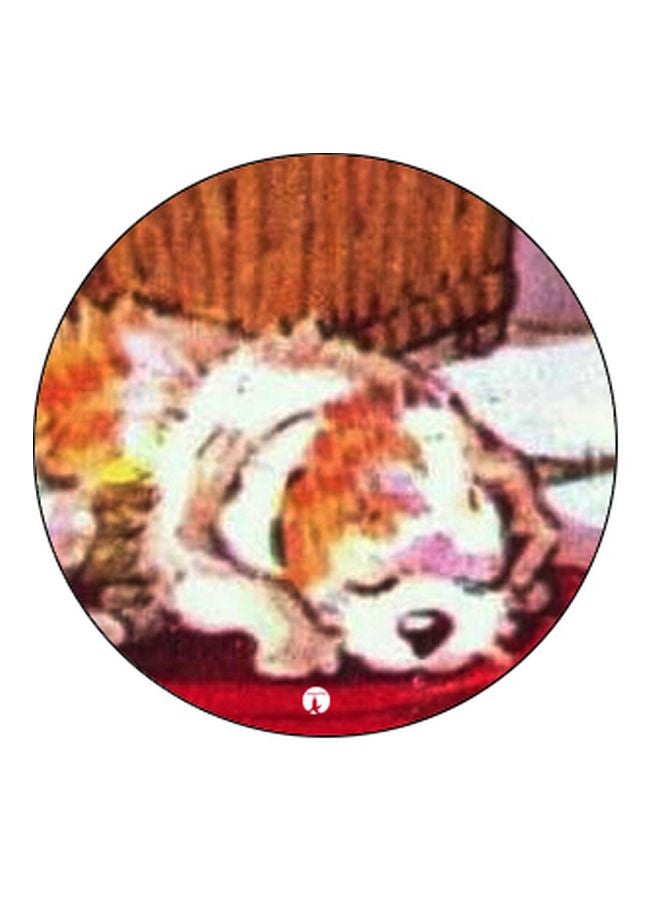 BP Animal Printed Pop Socket Phone Holder White/Brown/Black - Image 2
