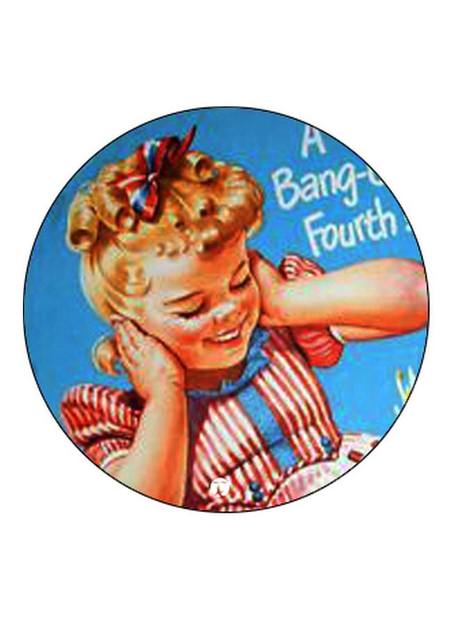 BP Little Girl Printed Pop Socket Phone Holder Blue/Red/Black - Image 2