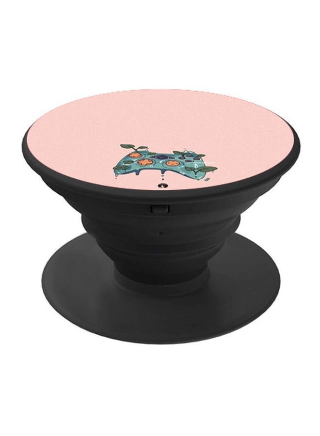 BP Console Printed Pop Socket Phone Holder Pink/Blue/Black - Image 1