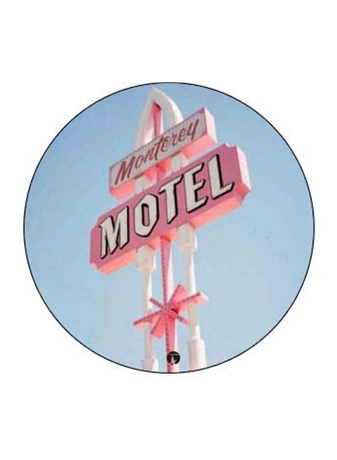 بي بي حامل هاتف بوب سوكيت بطبعة للافتة بكلمة "motel" الأسود/ الوردي/ الأزرق - Image 2