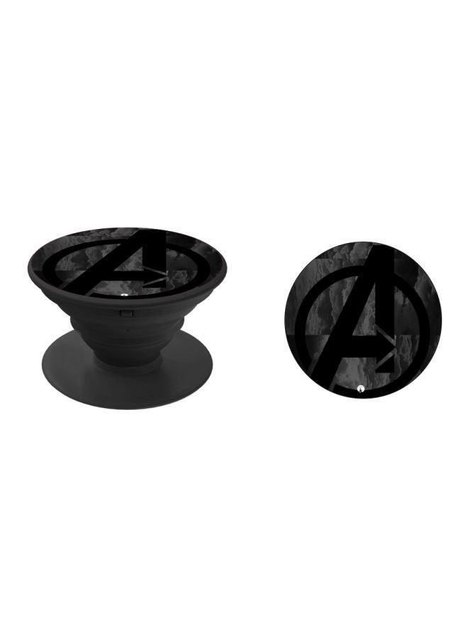BP Avenger Logo Printed Pop Socket Phone Holder Grey/Black - Image 2