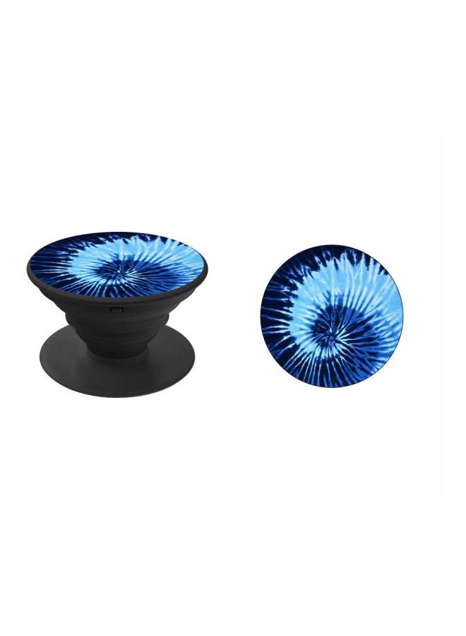 BP Texture Printed Pop Socket Phone Holder Navy Blue/Sky Blue/Black - Image 2