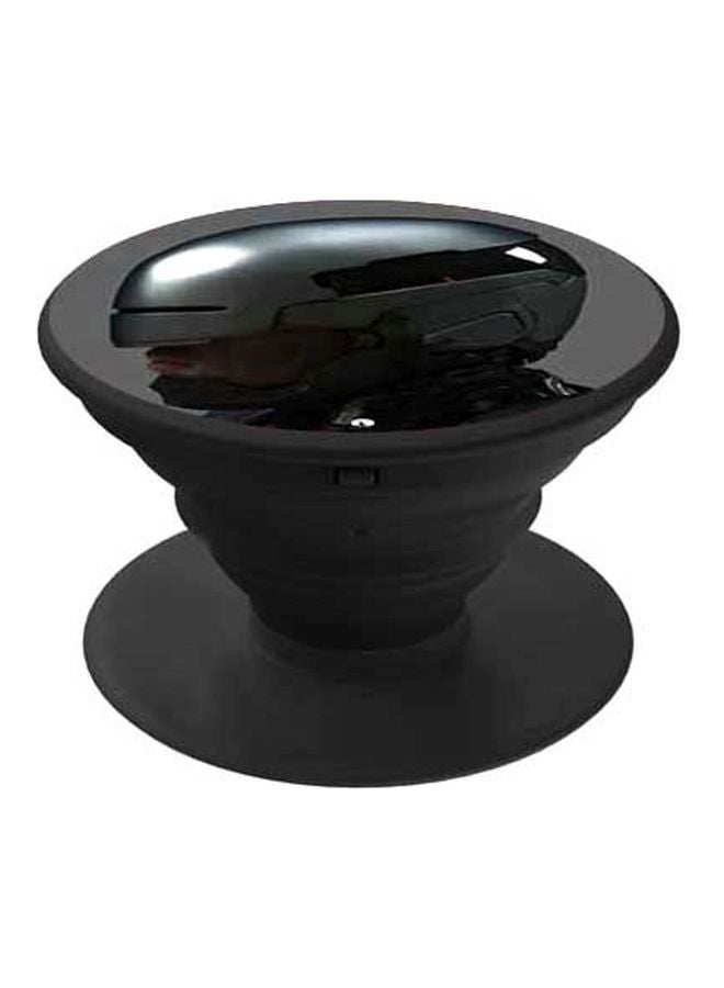 BP Printed Pop Socket Phone Holder Grey/Black/Pink - Image 1