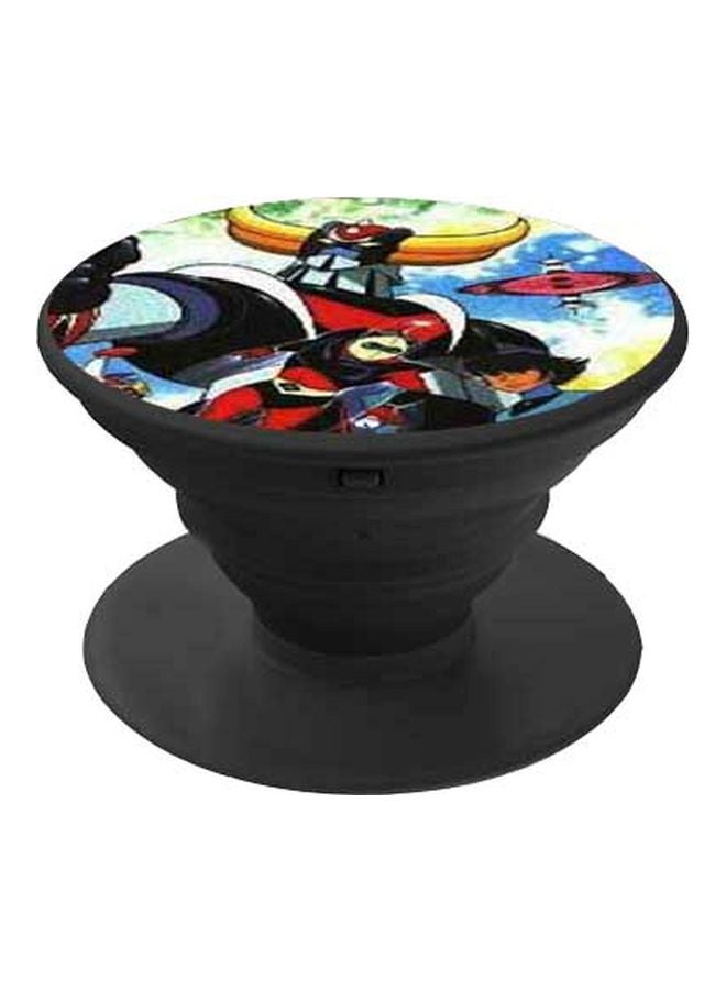 BP Robot Printed Pop Socket Phone Holder Red/Green/Yellow - Image 1