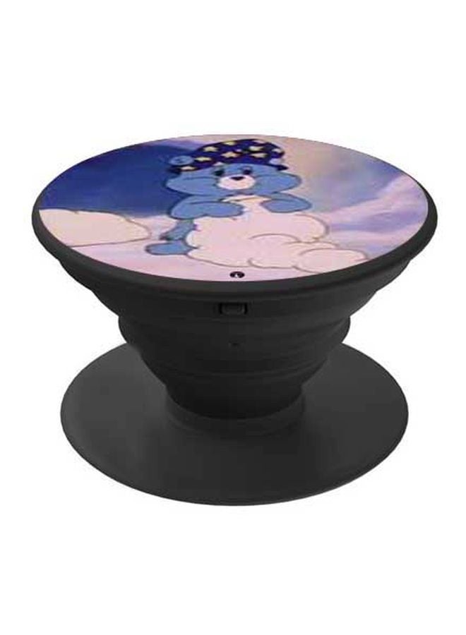 بي بي حامل هاتف على شكل مقبض أصابع منبثق بطبعة رسومات كرتونية أزرق/ أبيض/أحمر - Image 1