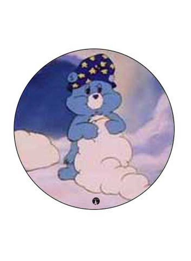 بي بي حامل هاتف على شكل مقبض أصابع منبثق بطبعة رسومات كرتونية أزرق/ أبيض/أحمر - Image 2