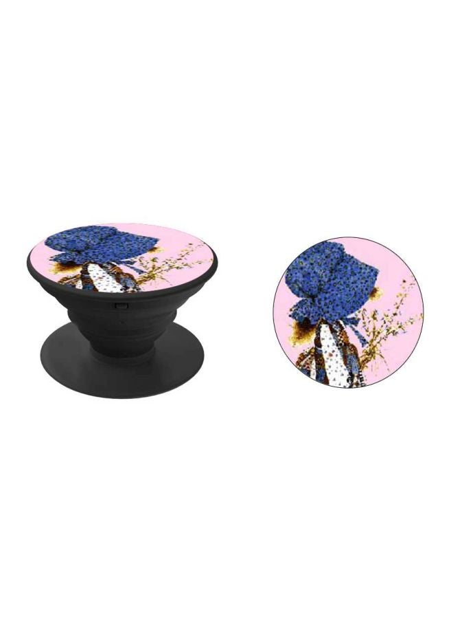 BP Printed Pop Socket Phone Holder Pink/Blue/Yellow - Image 2