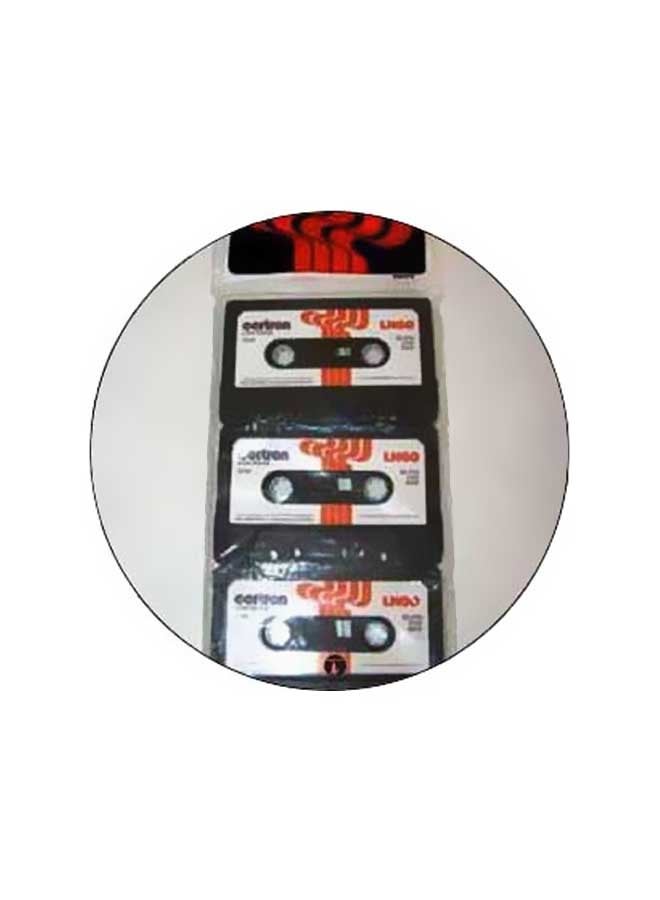 BP Tape Printed Pop Socket Phone Holder White/Orange/Black - Image 2