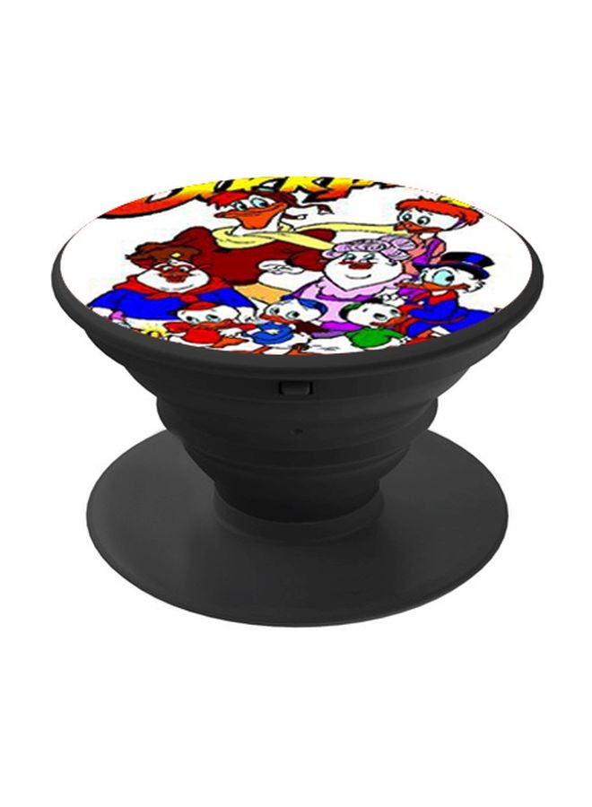 BP Cartoon Printed Pop Socket Phone Holder White/Red/Black - Image 1