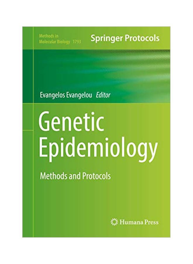 Genetic Epidemiology: Methods and Protocols hardcover english - 22 Jun 2018 
