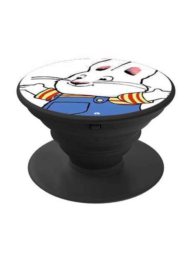 BP Cartoon Printed Pop Socket Phone Holder White/Red/Black - Image 1