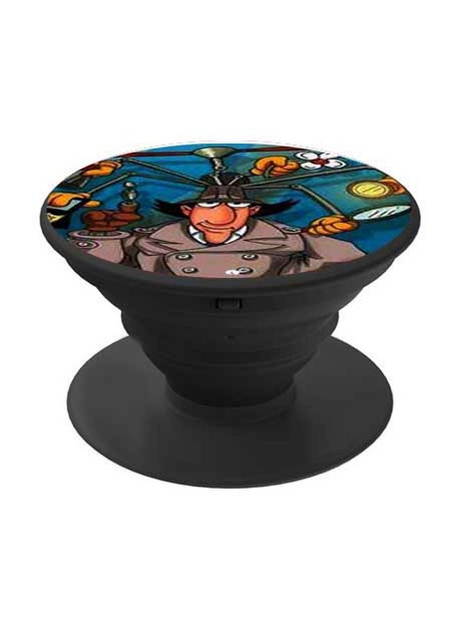 BP Cartoon Printed Pop Socket Phone Holder Blue/Grey/Black - Image 1