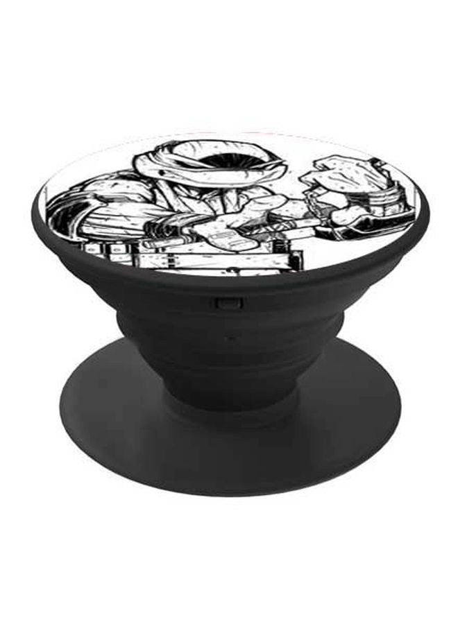 BP Ninja Turtles Printed Pop Socket Phone Holder White/Grey/Black - Image 1