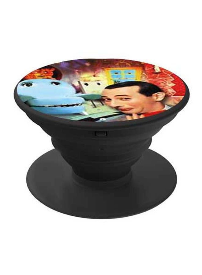 BP Cartoon Printed Pop Socket Phone Holder Orange/Blue/Black - Image 1